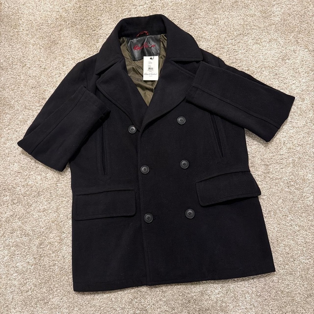 NWT Vintage Robert Graham Peacoat | Navy | Medium